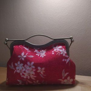 Clutch hand bag - hand clutch - Silk bag